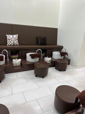 Pedicure area