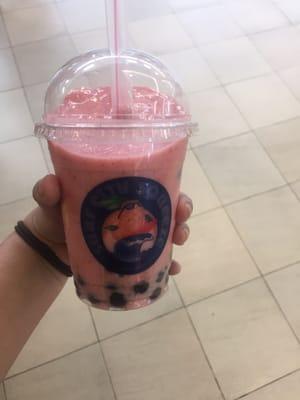 Strawberry splash w/ boba