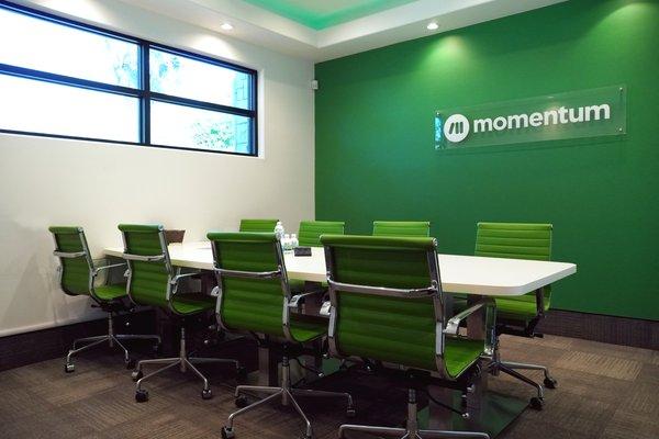 Momentum conference room, available for in-person meetings