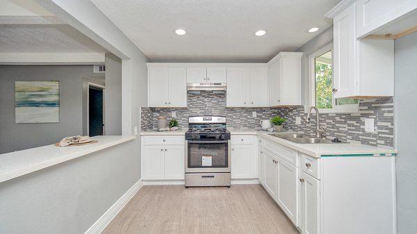 Kitchen was done with intricate detail, new everything as far as the eye can see!