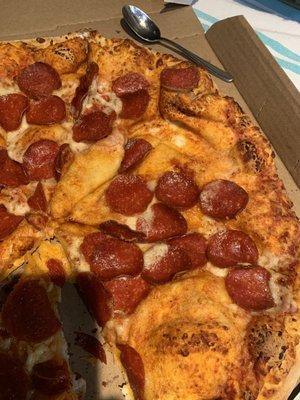 Pizza with no cheese ‍