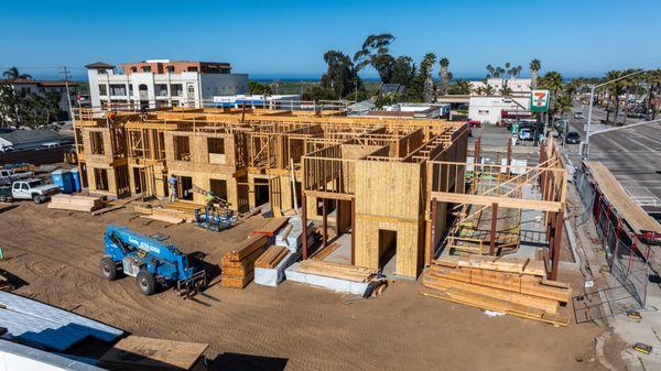 The 2nd and 3rd stories are well underway out in Grover Beach