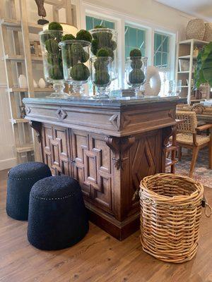 Mecox Hamptons offers an assortment of vintage and antique finds.