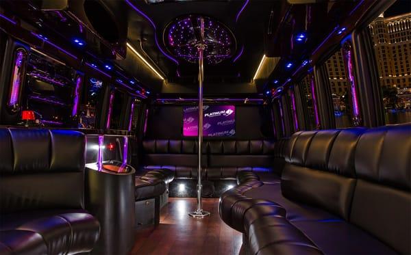 We have party buses seating up to 33 people!