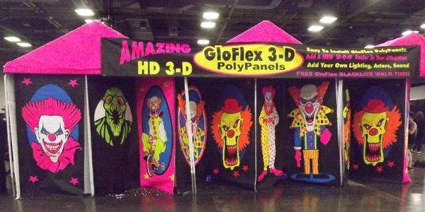 3D Clown panels