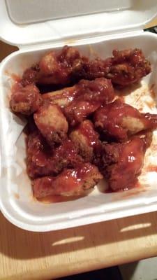 10 bbq wings