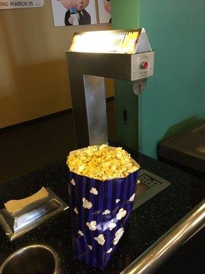 You can butter your own popcorn! This is gonna be bad for me