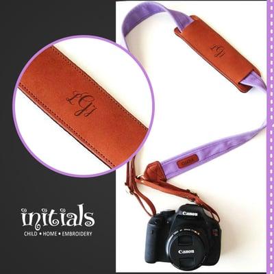 Fotostrap is one of the only camera accessories on the market to offer the option of a monogram!...