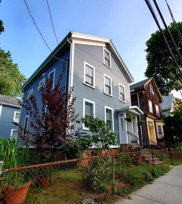 This is an off-market single family home. It's located on a one-way street in Cambridge's Central Square.