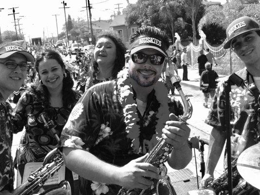 ELAC Latin Jazz at Mexican independence parade.