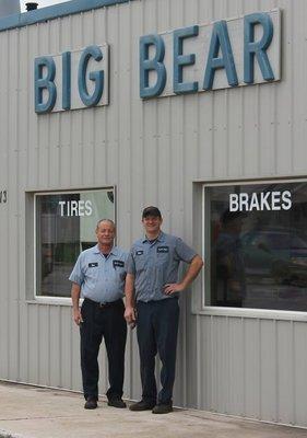 2nd and 3rd generation owners, Bob and Nick Moes.