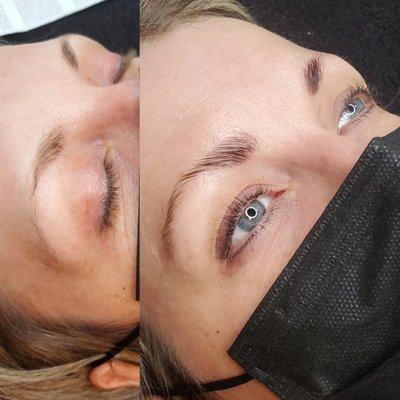 Brow Lamination & Lash Lift! Both last up to 8 weeks and can be done at the same time!