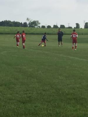 Father's Day soccer game