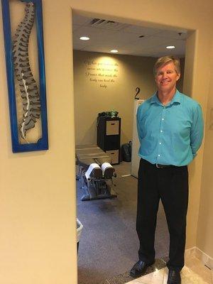 Dr. Dennis Cathcart, performing life-changing adjustments since 1992!