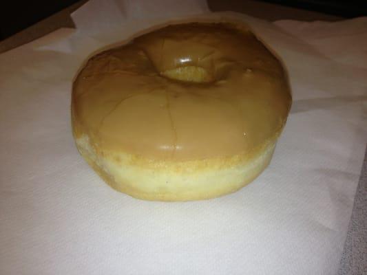 Light and airy maple donut