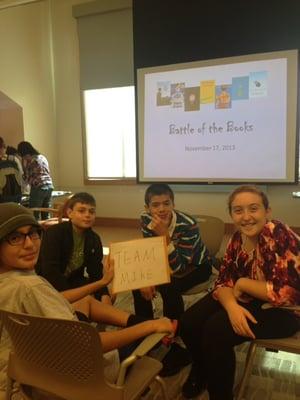 6th Grade Team in Battle of the Books Competition (Saratoga)