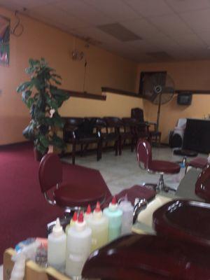 Pedicure overflow area