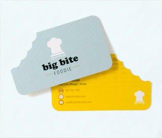 Custom Shape Business Cards