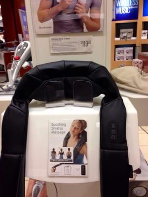 I need this shiatsu massager in  my life! They are currently sold out but I'm on the waiting list.