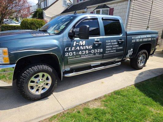 One of our vehicles used to clean your facility.