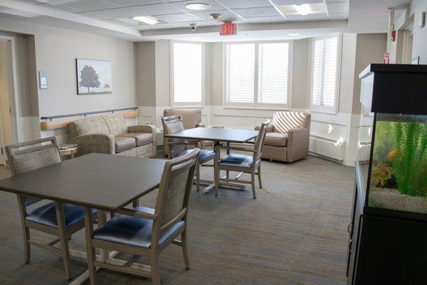 Our Secure Memory Care Unit common area.