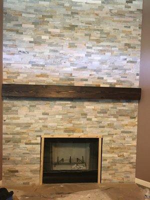 Rock wall and mantle