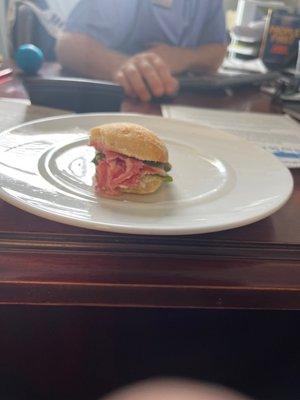 Roast beef slider