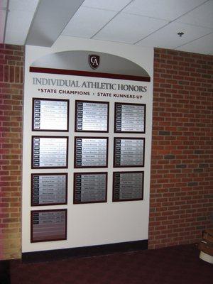 Championship/Record board