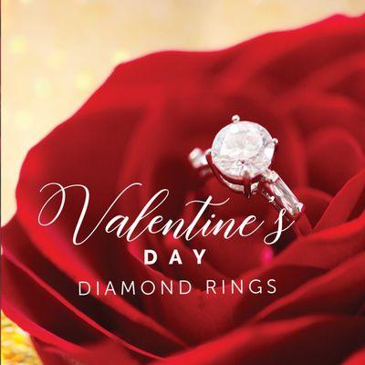 Custom Valentine's Day portfolio cover that linked to the Rings page on the company's website.