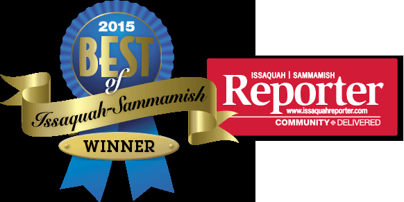 Won BEST of 2015 Chiropractor Sammamish-Issaquah