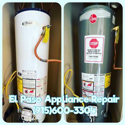 Water heater installation service