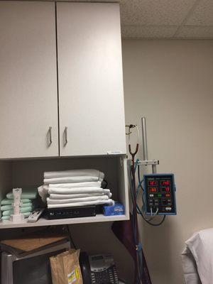 Small patient room