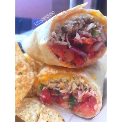 Mojito pulled chicken "rito" burrito