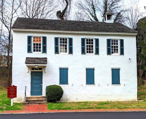 Caleb Pusey House -- 1849 Crozer schoolhouse, adjacent to Pusey house