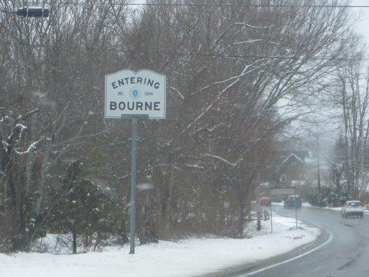 Bourne, Massachusetts sign