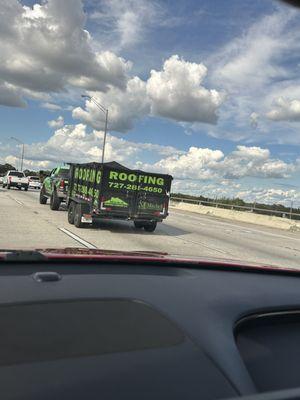 Mitchell Roofing Company driving insanely terrible