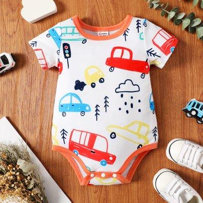 Infant Truck an Cars Printed  Onesie $28