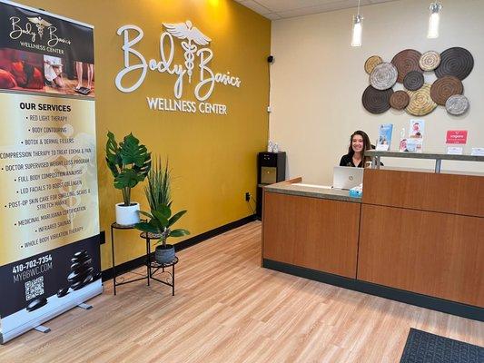 Lobby and front desk