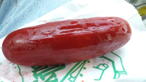 Chamoy pickle 95 cents.