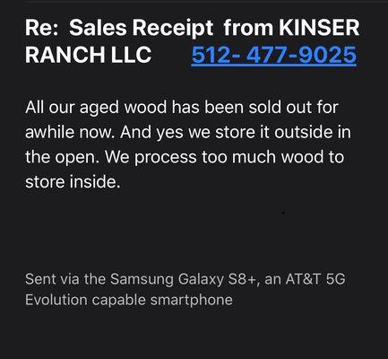 Kinser Ranch LLC