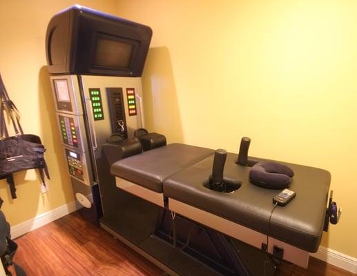 Non-Surgical Spinal Decompression Therapy Room