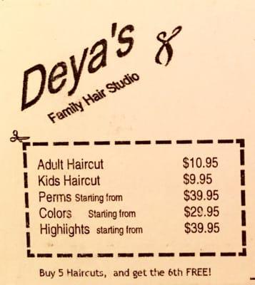 Deya's Family Hair Studio