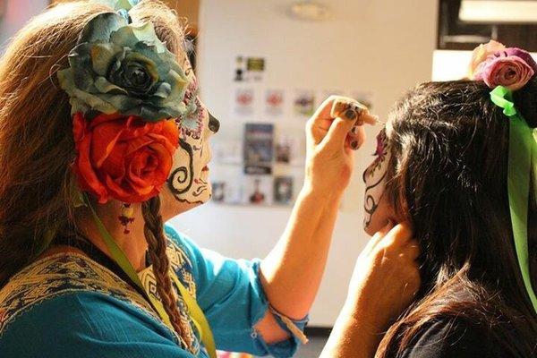 Face painting! Photo credit: Juan Miret