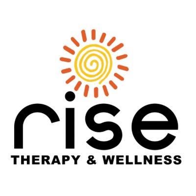 Rise Therapy & Wellness logo. 2023