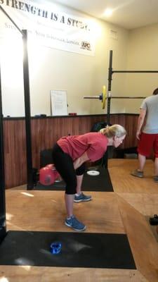 Kettlebell interval training at APC