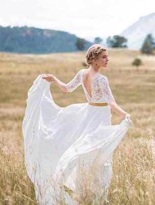 Mywedding.com photoshoot at Spruce Mountain Ranch Hair done by me and make up done by Dayna Connolly