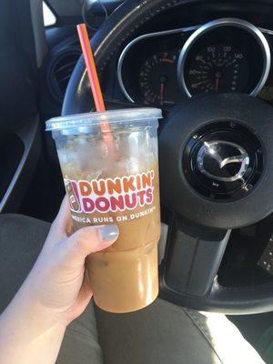 Caramel iced coffee