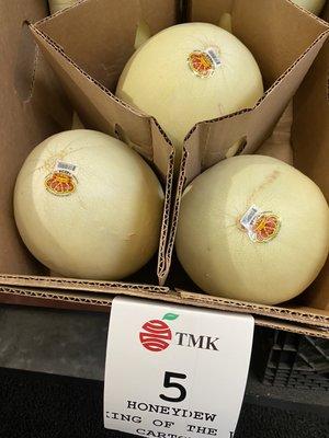 Sweet and flavorful Honeydew melons from the King of the West