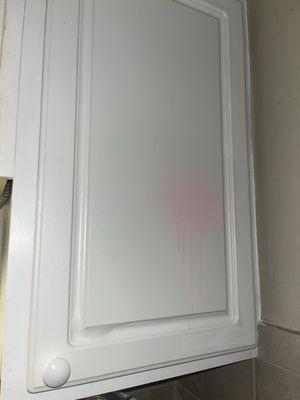 paint on the cabinets