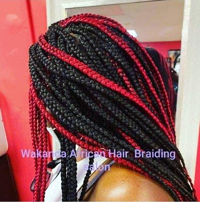 Beautiful traditional African hair braiding...variety of colors available!